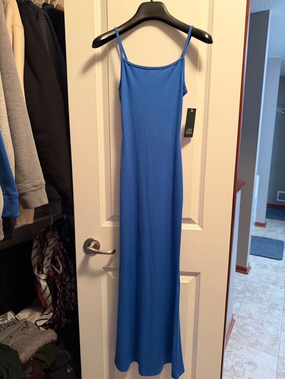 wild fable Bright Blue Spaghetti Strap Maxi Dress